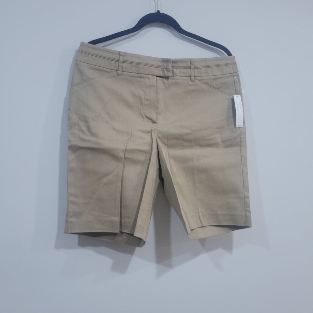 Larry Lavin Stretch Shorts (brown)– Size 12 – 18-Inch Length